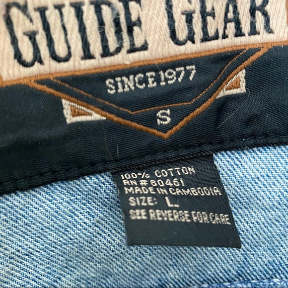 Vintage denim trucker jacket, western jean jacket - Picture 2 of 5